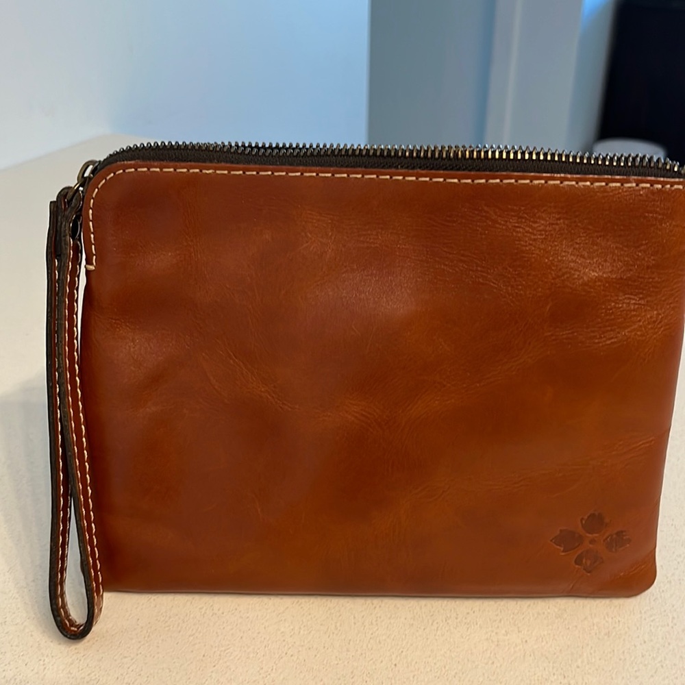 Patricia Nash leather wristlet
